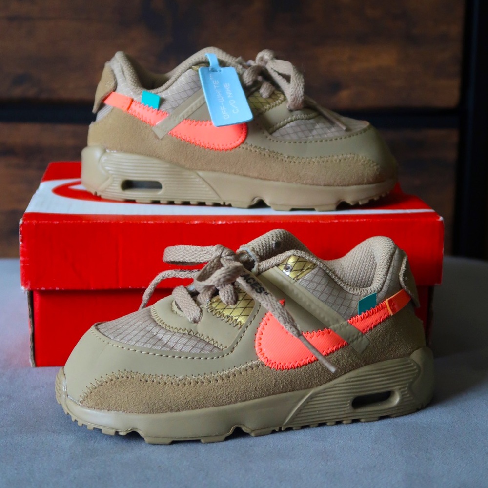 Nike Air Max 90 Off-White Toddler Size 8C.